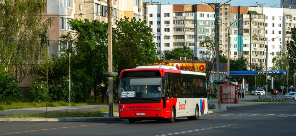 Автобус №21 у Черкасах